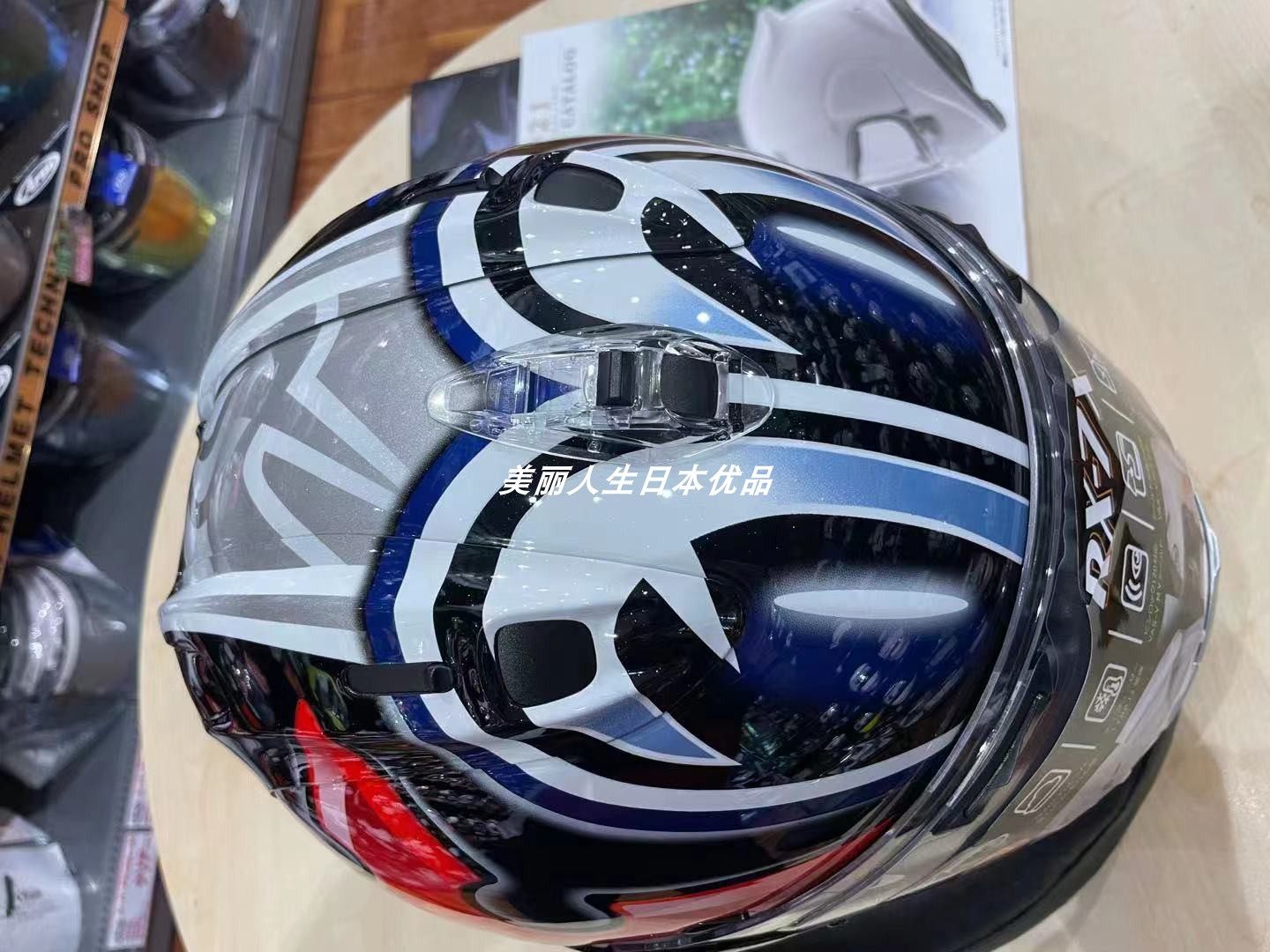 日本正品代购直邮arairx7x中野真矢10周年大眼摩托车头盔
