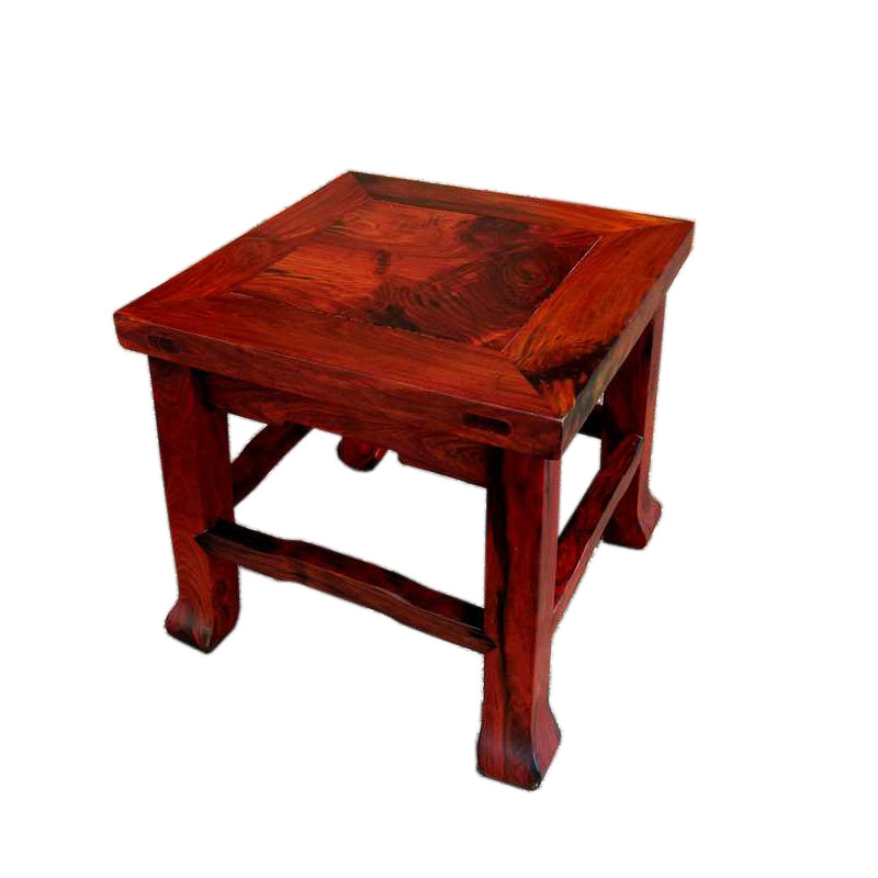 唐朝红木家具大红酸枝方凳实木板凳交趾黄檀矮凳红木椅凳