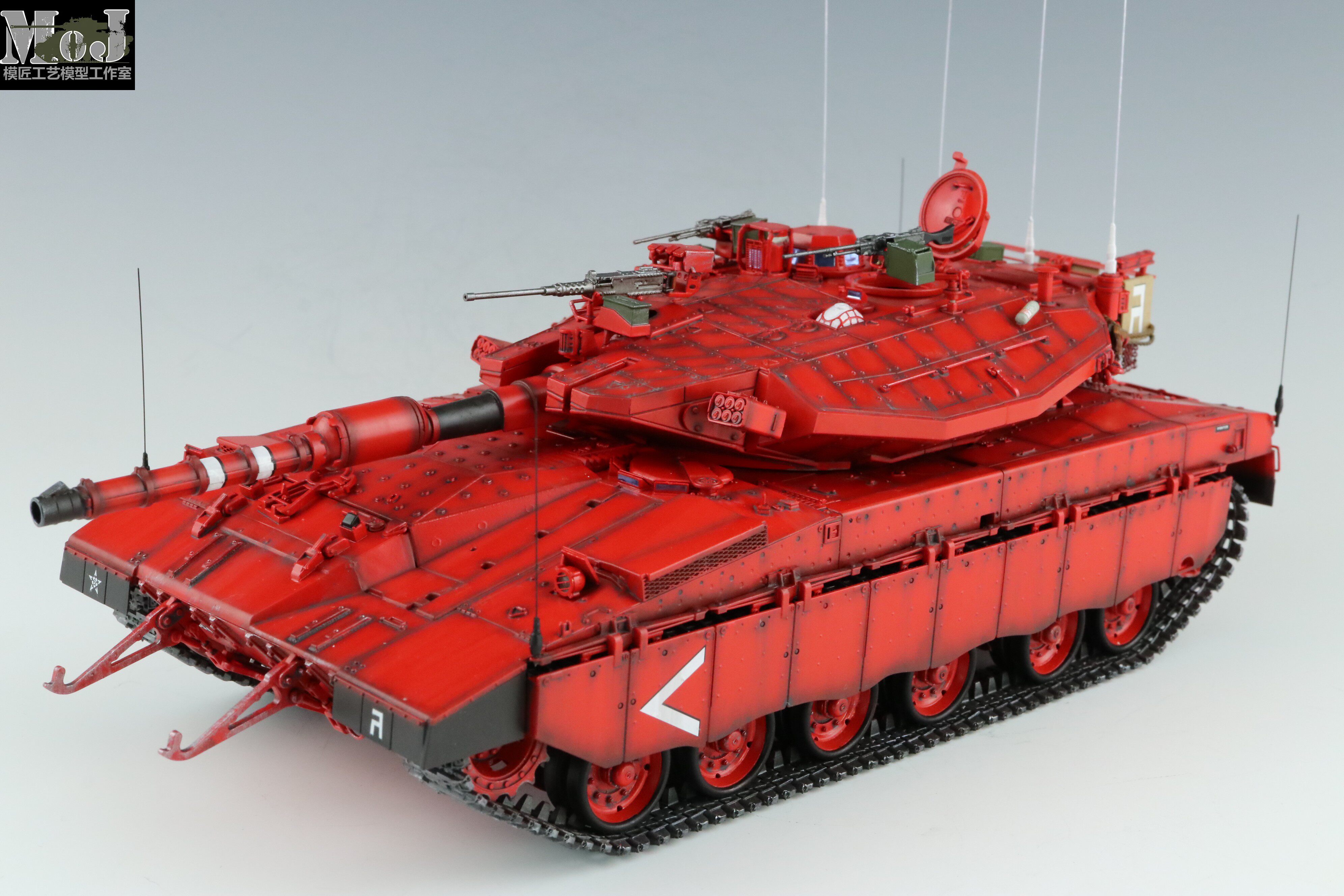 发货地:折后061200061200【模匠】1/35meng025 梅卡瓦3d主战坦克