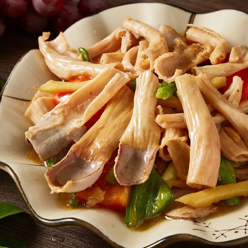 金盘龙鹅生半成品速冻食管鹅肚顶鹅肠头食材大排档肾顶鹅肉