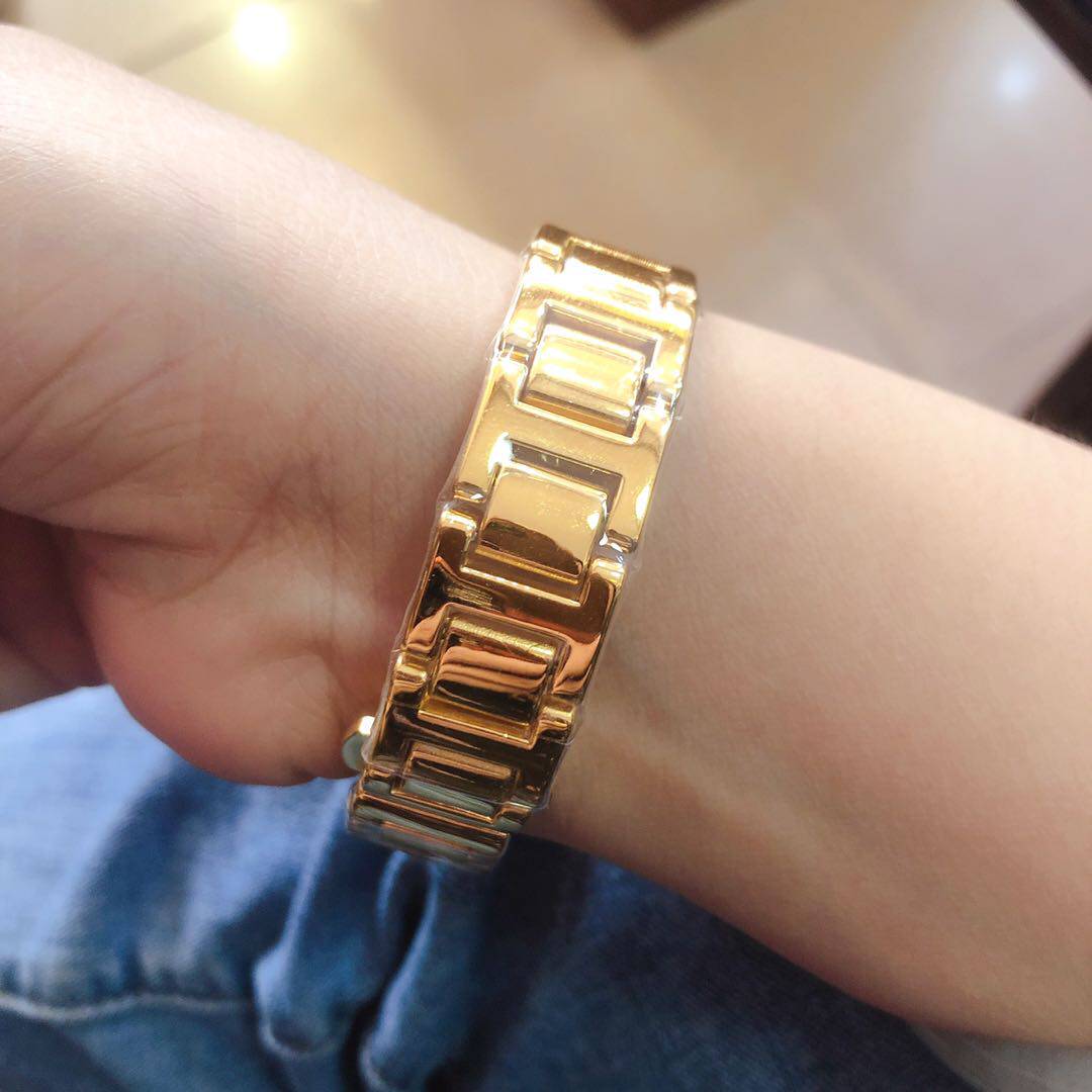 足金999黄金表链表壳进口防水机芯高档表西普尼金表纯金女士正品