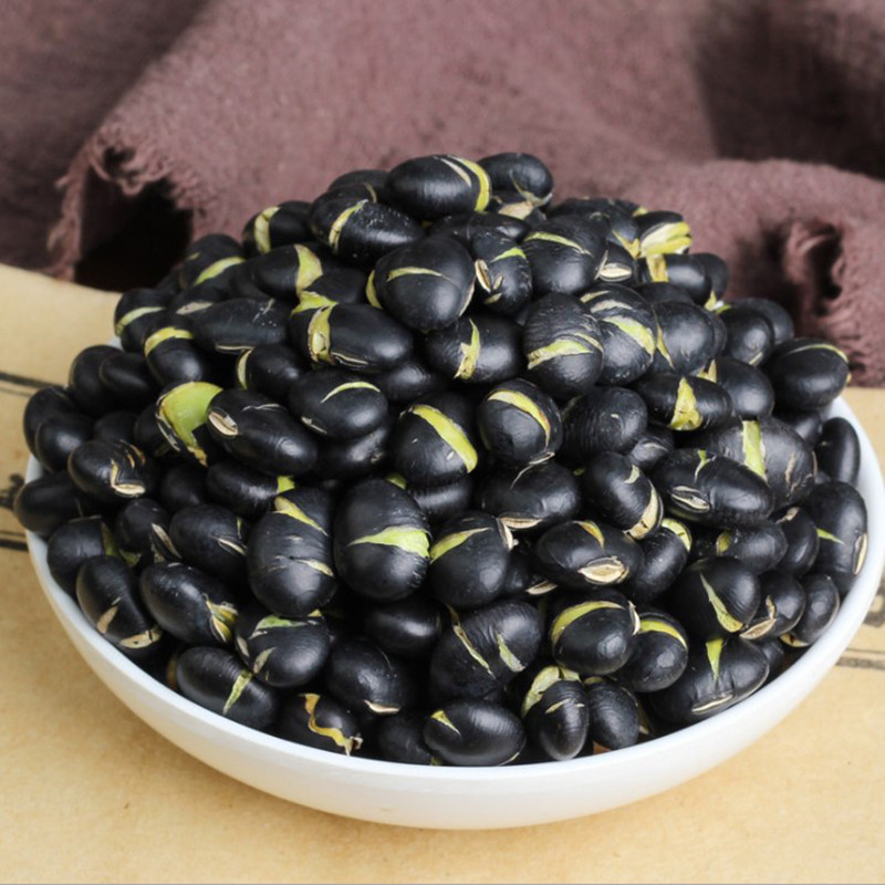 新货原味黑豆即食香酥熟黑豆子香脆无添加孕妇豆类制品