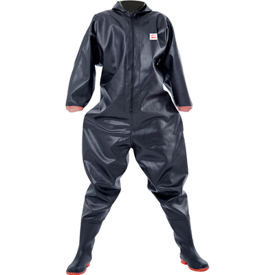 加厚全身下水捕鱼抓鱼涉水防水衣服挖藕连体鱼裤雨衣雨裤防蜂钓鱼服