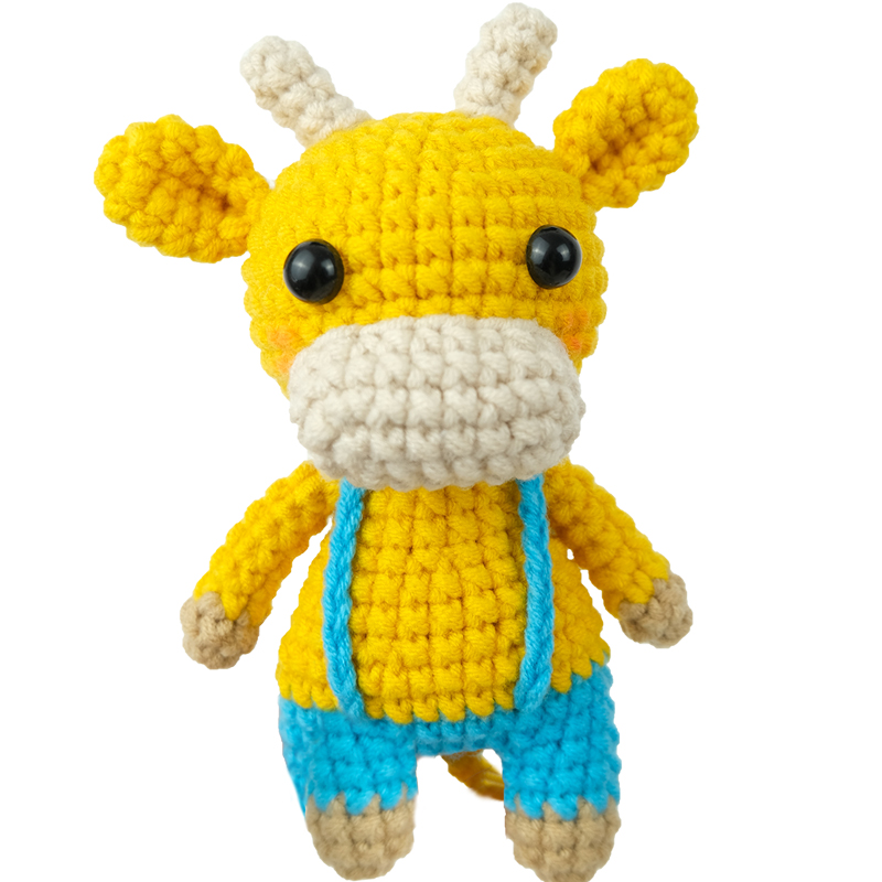 手工小牛挂件成品钥匙扣diy新手视频毛线