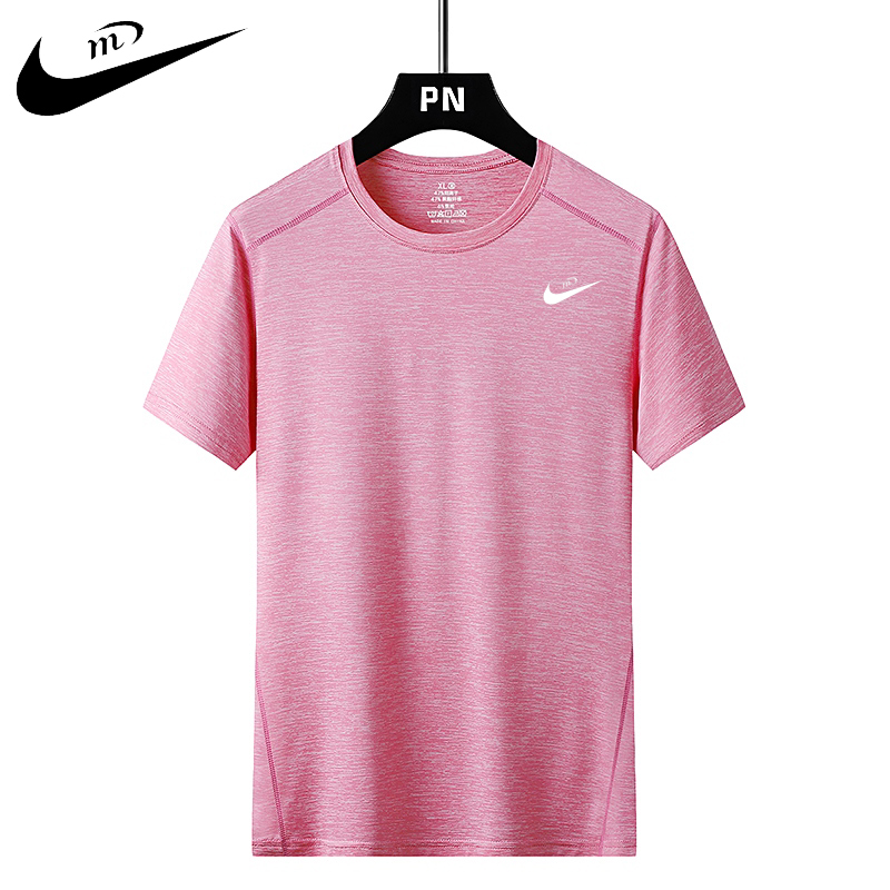 运动短袖t恤女装2021新款春夏季冰丝弹力速干健身服半袖跑步上衣