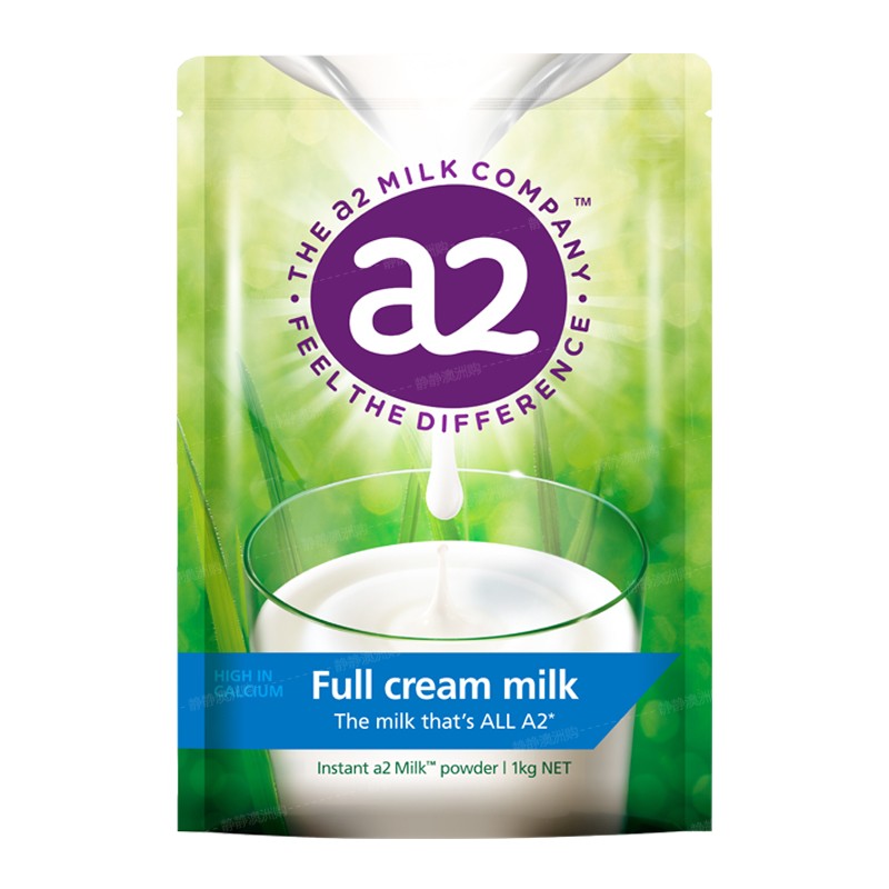 全脂1袋98澳洲a2全脂脱脂奶粉学生成人中老年奶粉1kg