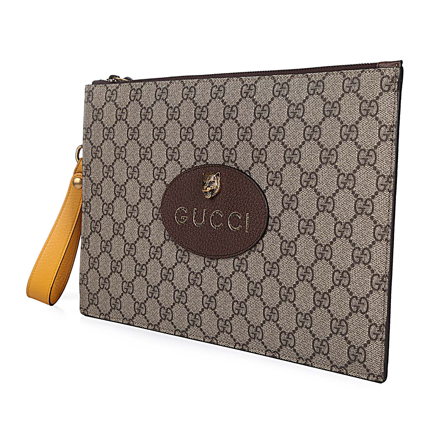 gucci/古奇2020新款男士手拿包 古驰双g虎头男包 473956 k9got