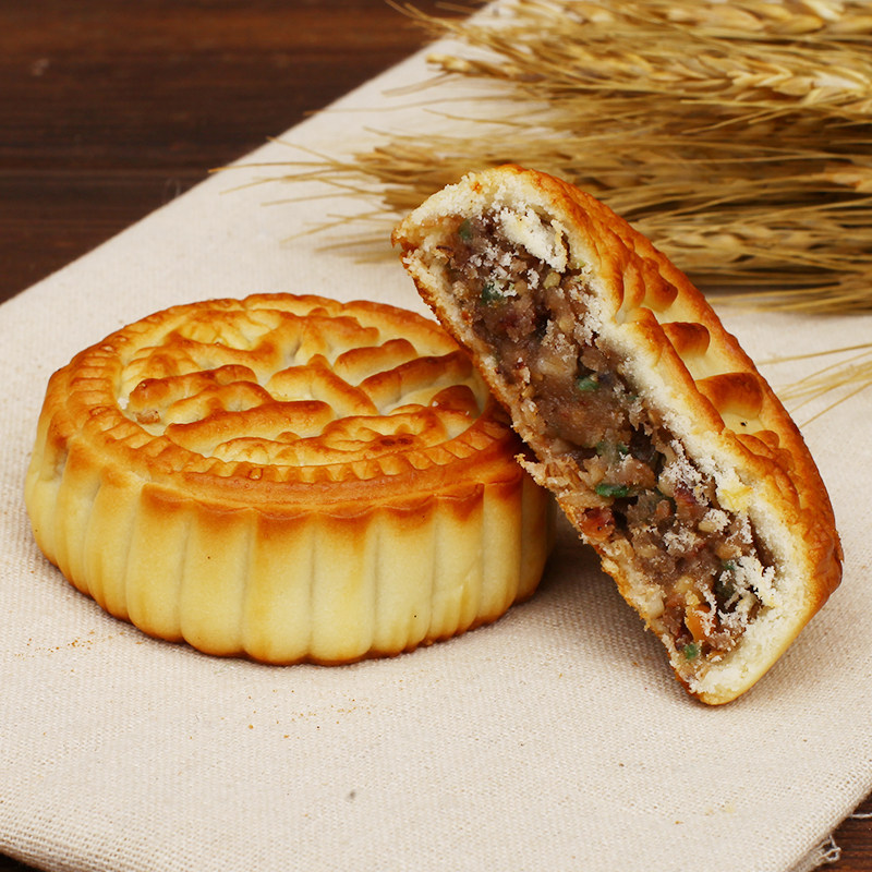 东北传统老式五仁月饼100g*4袋多口味散装豆沙月饼糕点6块送礼盒