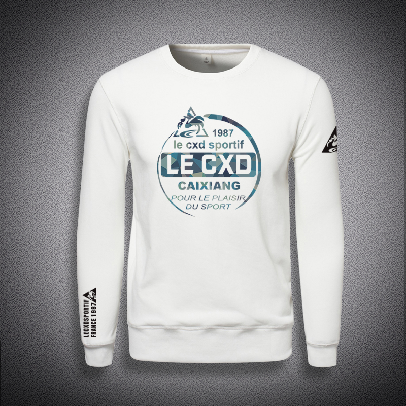 法国公鸡2021年秋冬男款卫衣大码上衣运动潮流韩版春季长袖圆领T