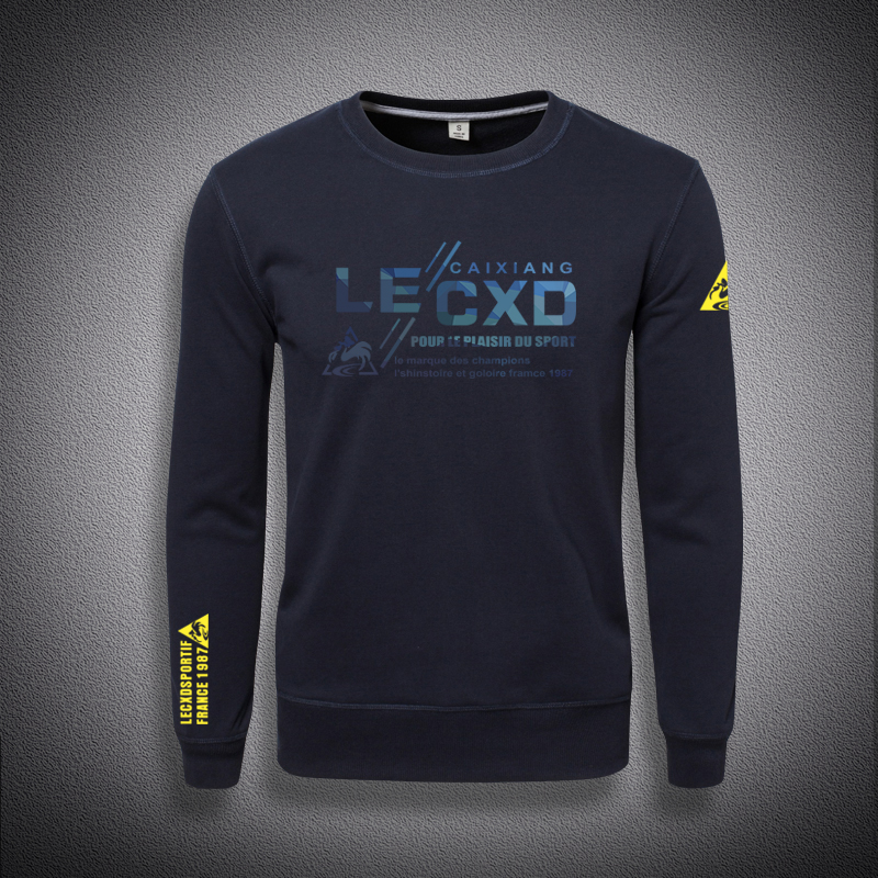 法国公鸡2021秋冬季新款男士卫衣宽松潮流休闲百搭套头长袖外套T