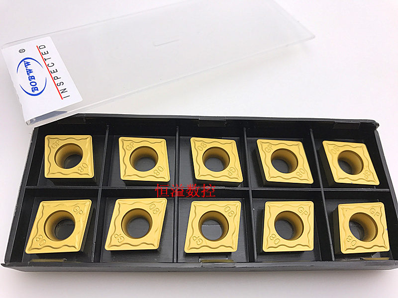 BOBWW 数控刀片 CCMT120404/120408-GP BB815 主要加工钢件 - 图0