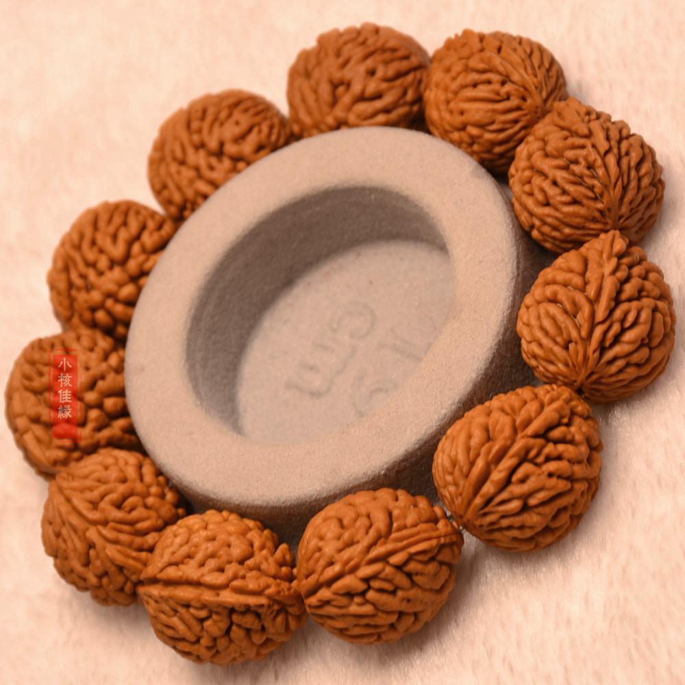 24mm龙蛋蚂蚁原创宫灯龙纹桃核手串长串男款佛珠