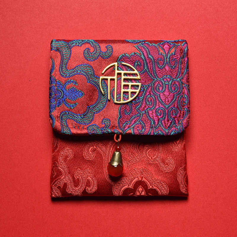 国潮手工刺绣红包零钱钱袋节假日鼠年压岁包袋红包