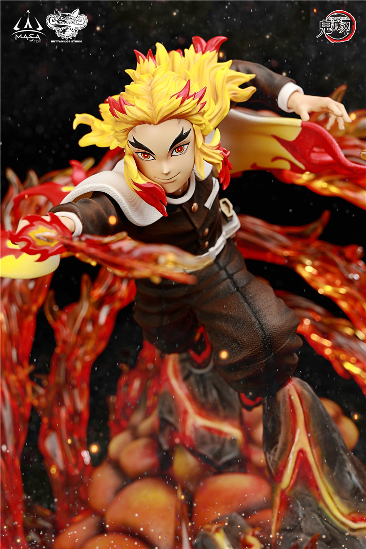 十月动漫masabms炎柱最终奥义炼狱鬼灭之刃海贼王手办专区