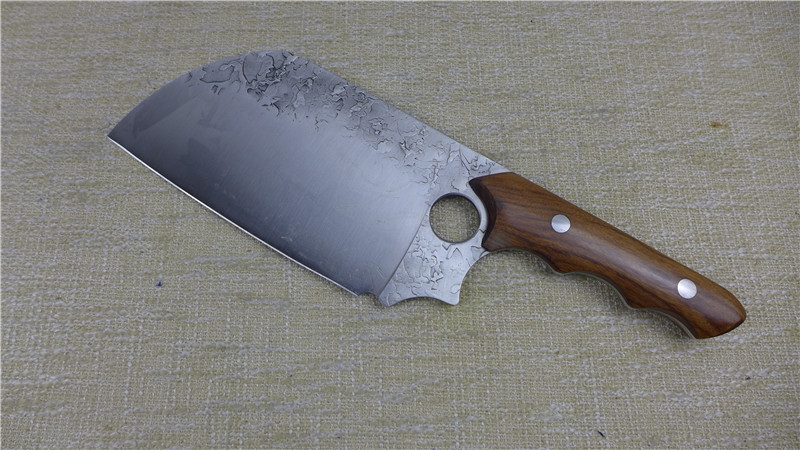 非常不错真锻5cr钼钒家用切片菜刀造型漂亮菜刀