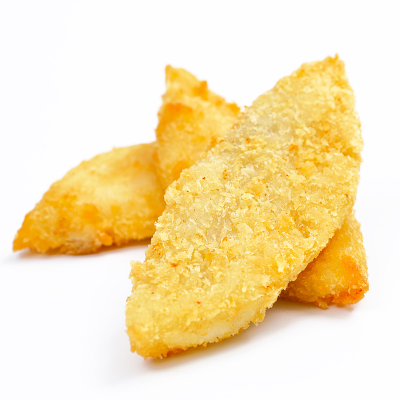 鳕鱼鱼排油炸出口深海半成品鱼条冷冻小吃600g其他食品