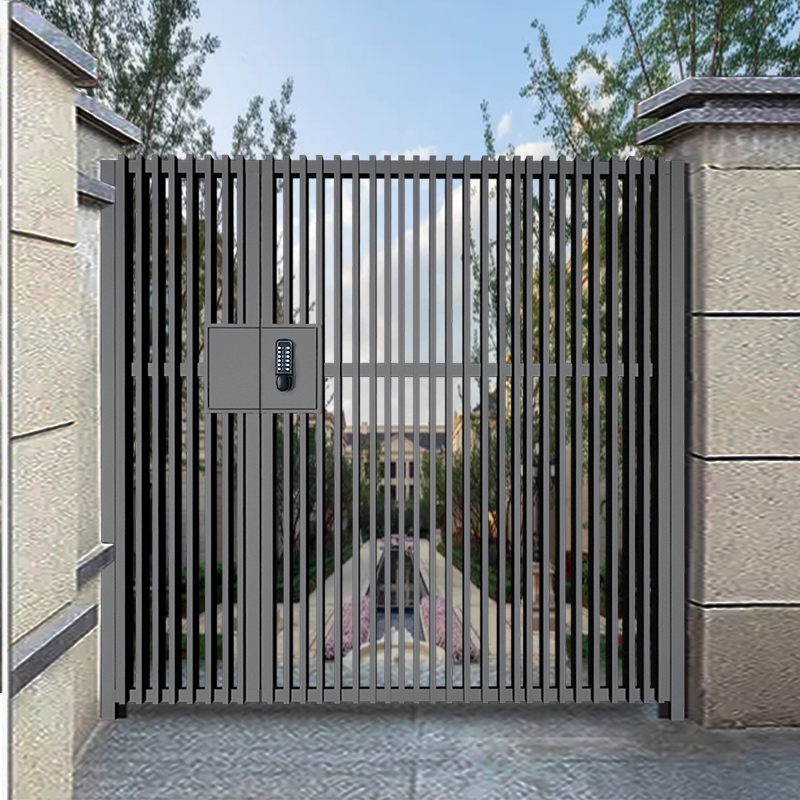 日式铁艺别墅庭院大门围墙院子门双开门门子庭院门