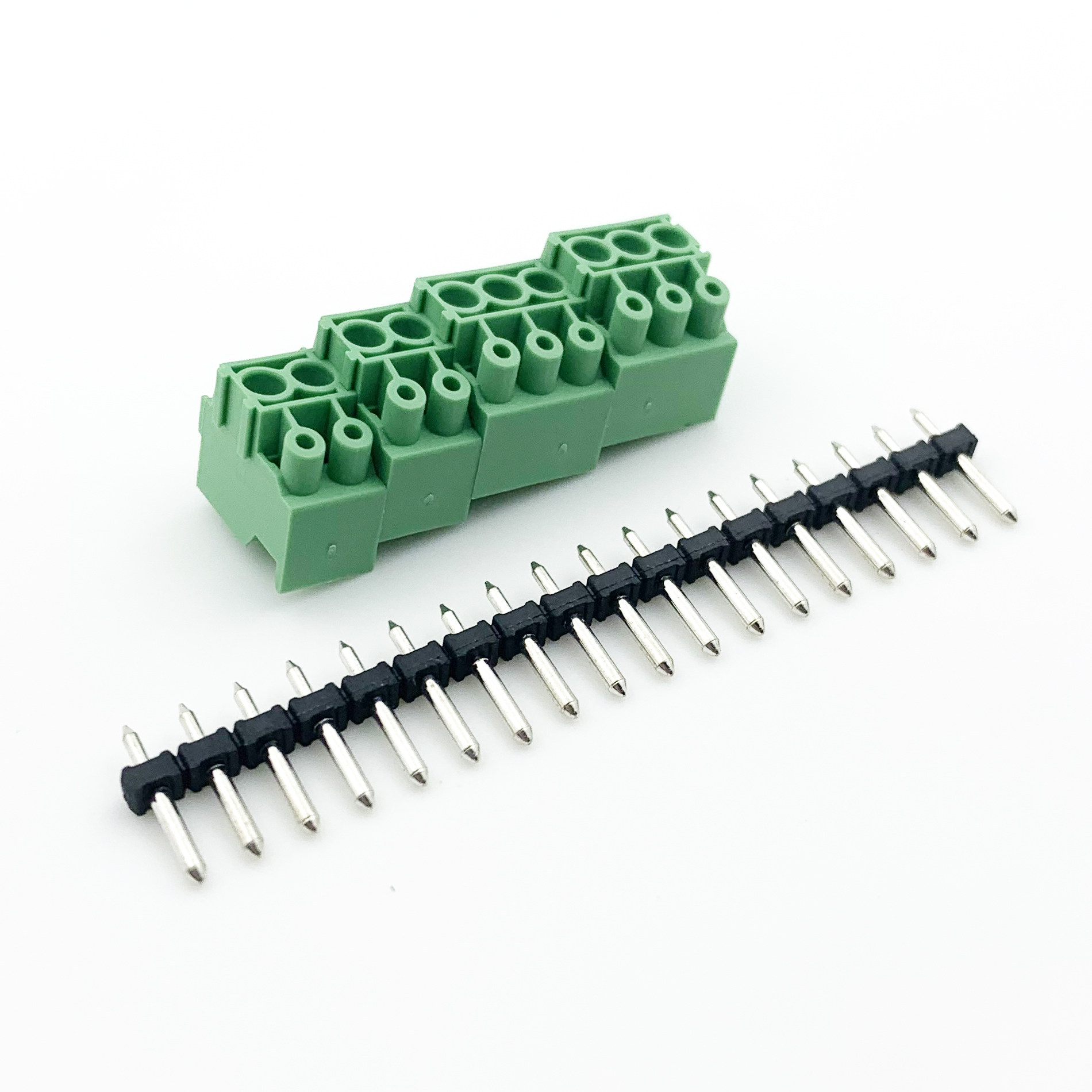 螺钉pcb接线端子kf332akkf332j35mm连接器接线接插件高正连接器