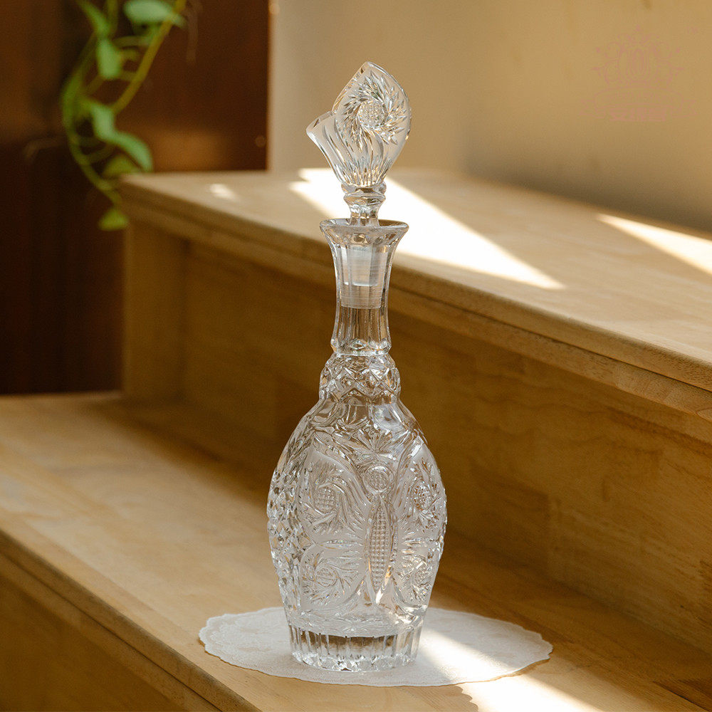 酒瓶空瓶玻璃创意密封酒樽装饰家用手工水晶摆件