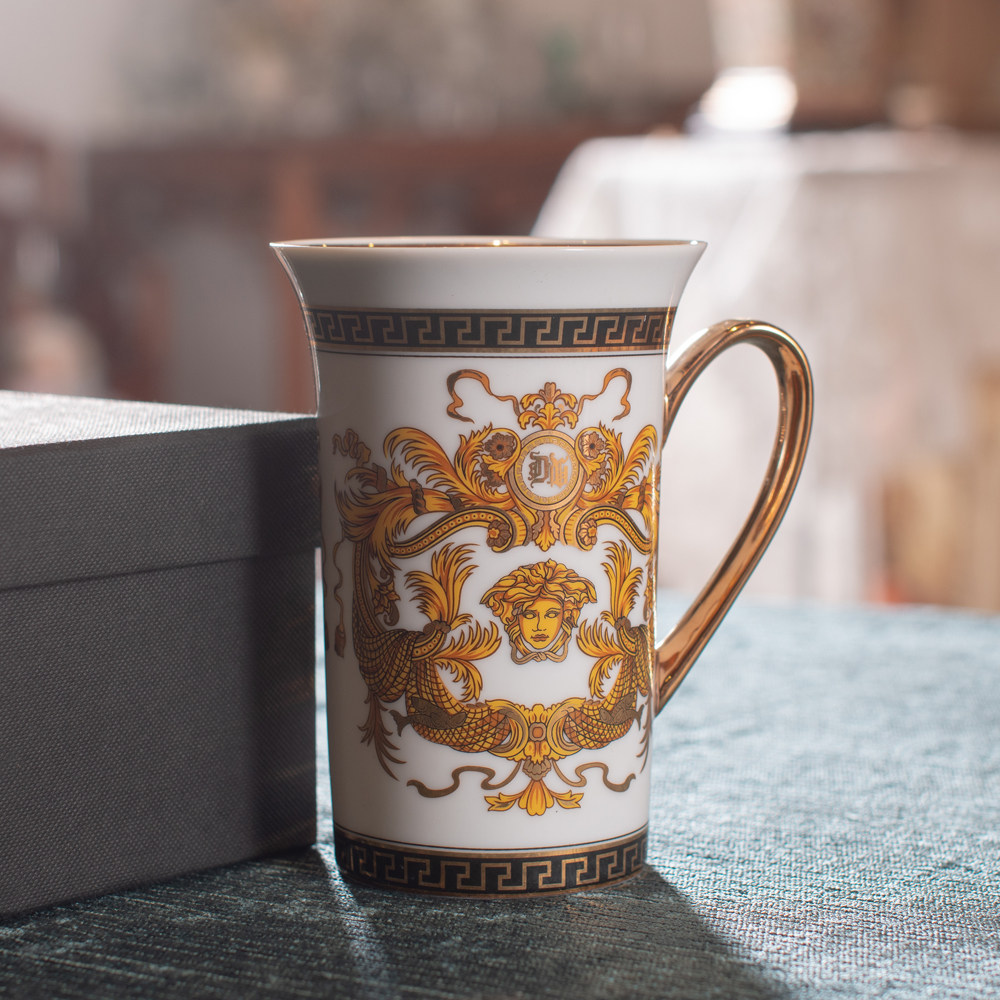 马克ins宫廷办公室咖啡茶杯欧式奢华马克杯