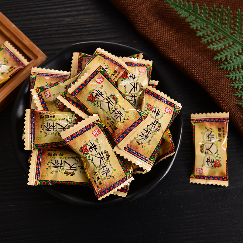 砂板老北京糖老天桥特色清凉薄荷润喉糖梨膏糖传统糖果