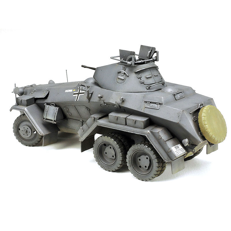 奇多模型田宫拼装战车37024德国sdkfz231六轮重型坦克