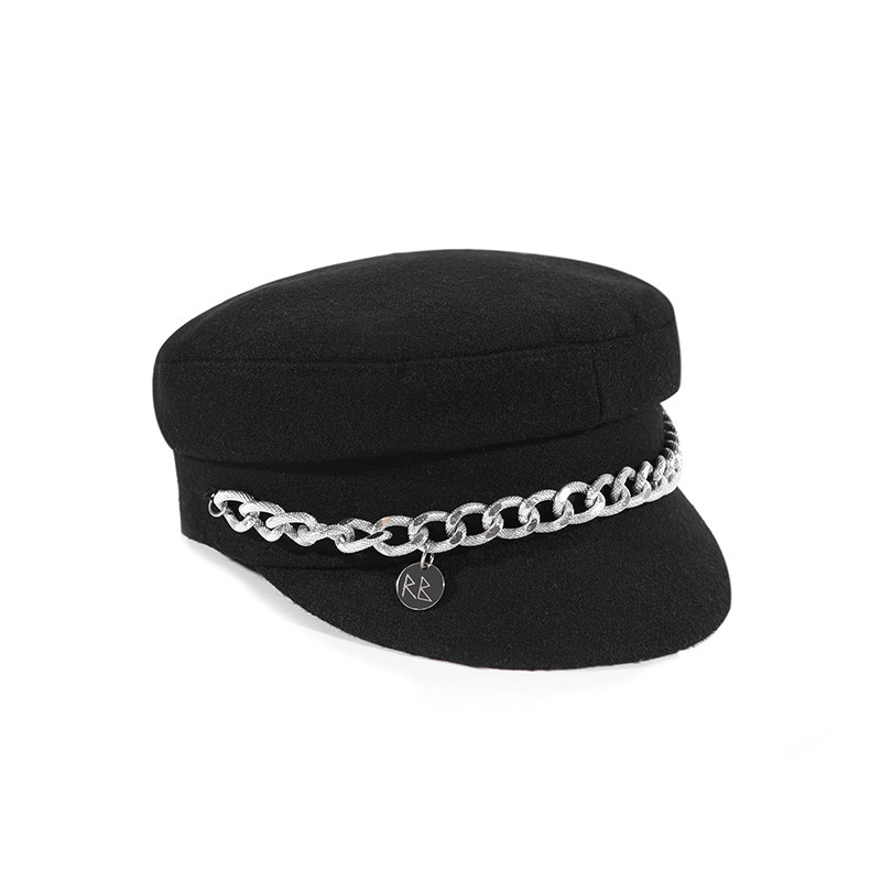 skishop军阀秋冬八角帽子子女时尚百搭英伦复古帽子