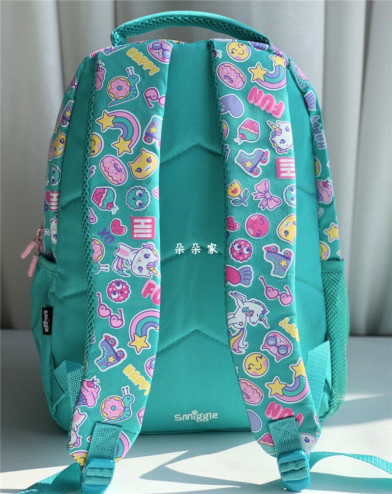 澳洲smiggle书包独角兽流沙小学生餐包大容量女童六一书包
