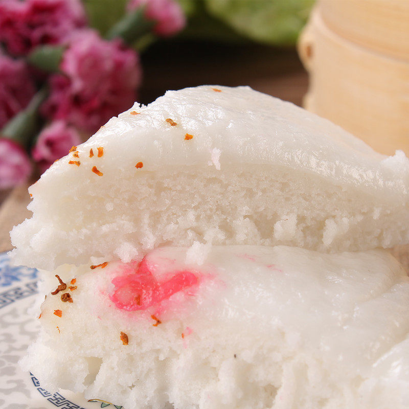 宁波产酒酿白糖洋糕龙游米发糕水塔糕红绿丝水塔糕400g