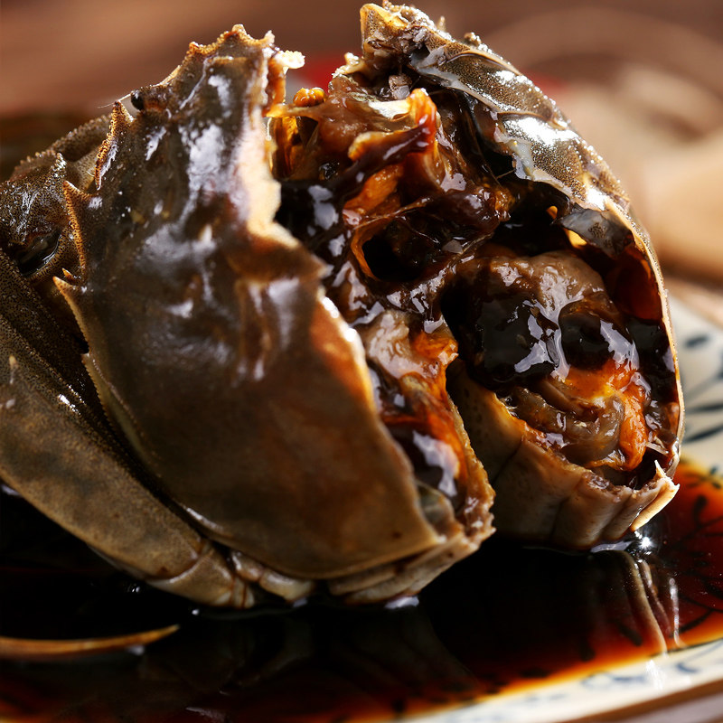 酱河蟹 野生酱螃蟹 酱毛蟹 酱油蟹 酱蟹 酱香蟹 全母包邮