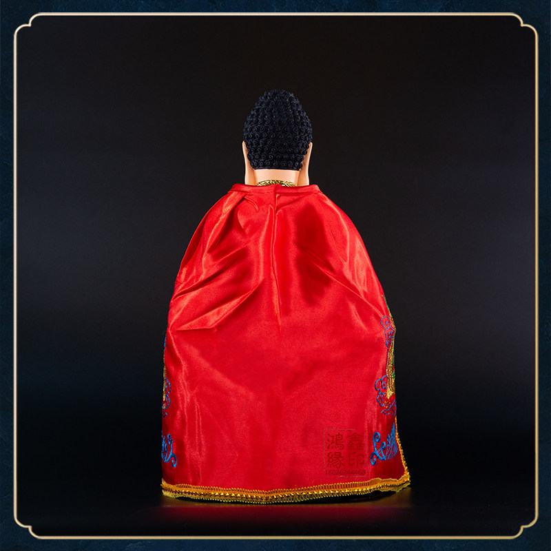 如来如来佛佛祖佛像披风双龙刺绣佛袍神像神明民族服装