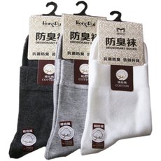 精梳棉袜子男袜长筒防臭袜夏季短袜长袜吸汗黑色纯色常规四季款 精梳棉袜子男袜长筒防臭袜夏季短袜长袜吸汗黑色纯色常规四季款