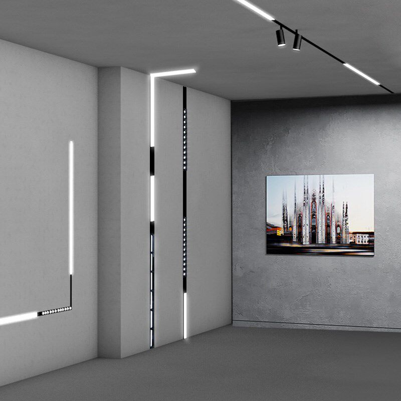 座尚磁吸轨道灯无主灯酒店商用家用客厅天花灯北欧简约嵌入式led