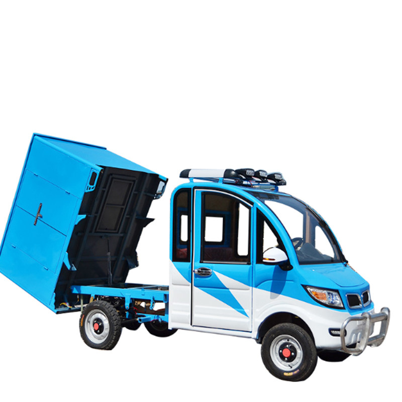 新款电动四轮快递车拉货车载重王新能源成人油电两用货运电瓶汽车