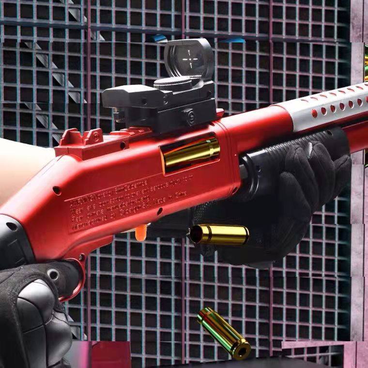 男孩来福霰弹枪xm1014软弹枪手手动抛壳发射仿真电动玩具枪