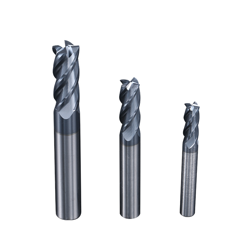 铣刀45度钨钢硬质合金加长平底涂层钢用平刀cnc立铣刀