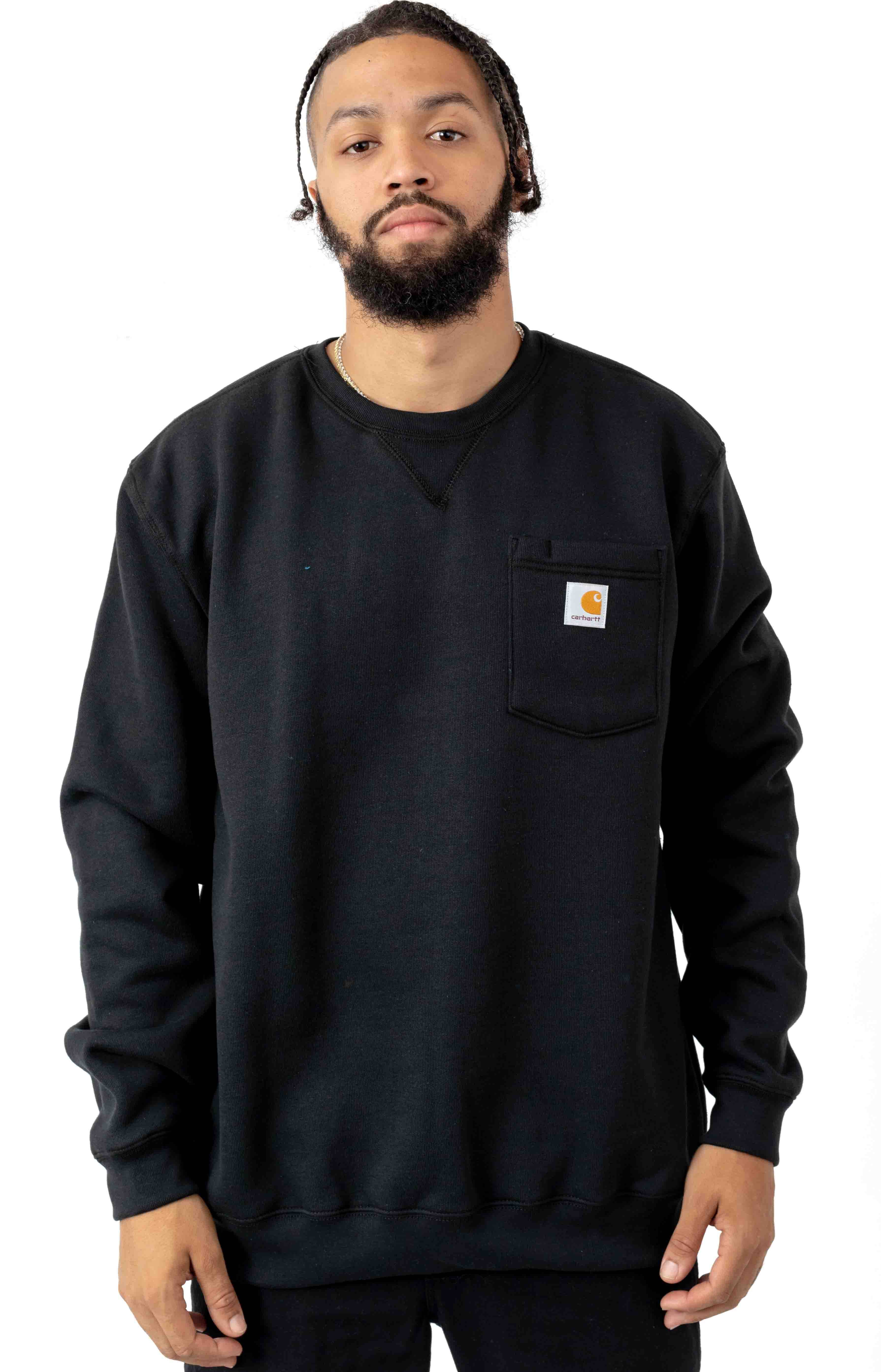 正品carhartt103852哈特秋冬圆领套头工装卫衣