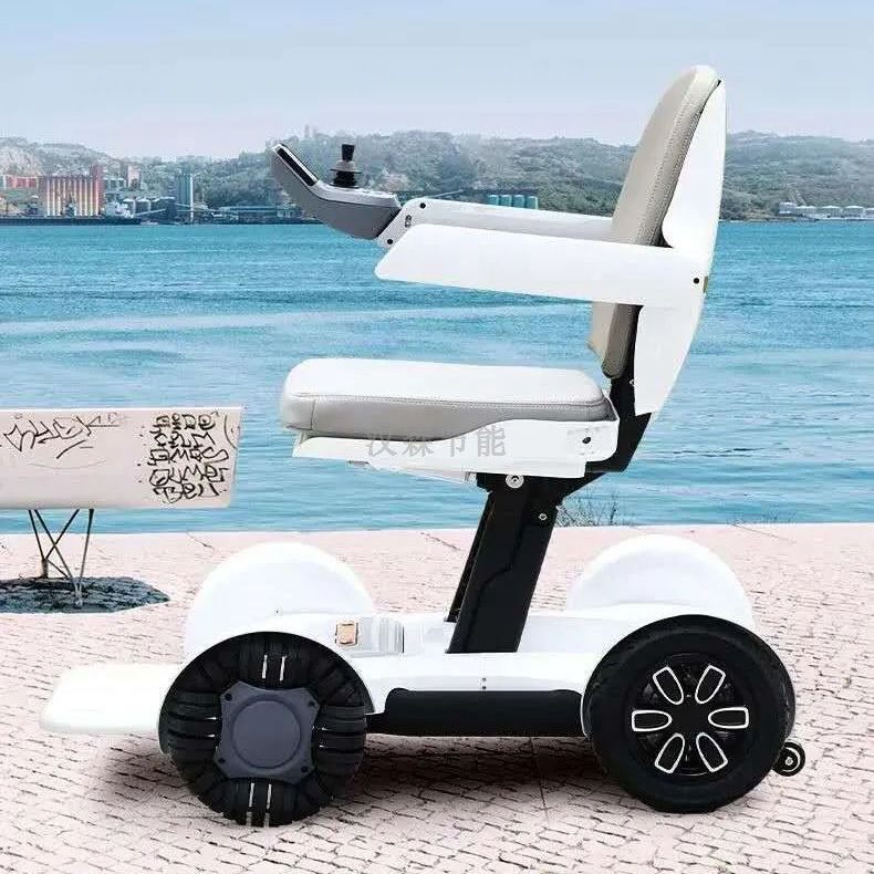 邦邦机器人一键折叠四轮代步车行行李行李箱箱式电动滑板车