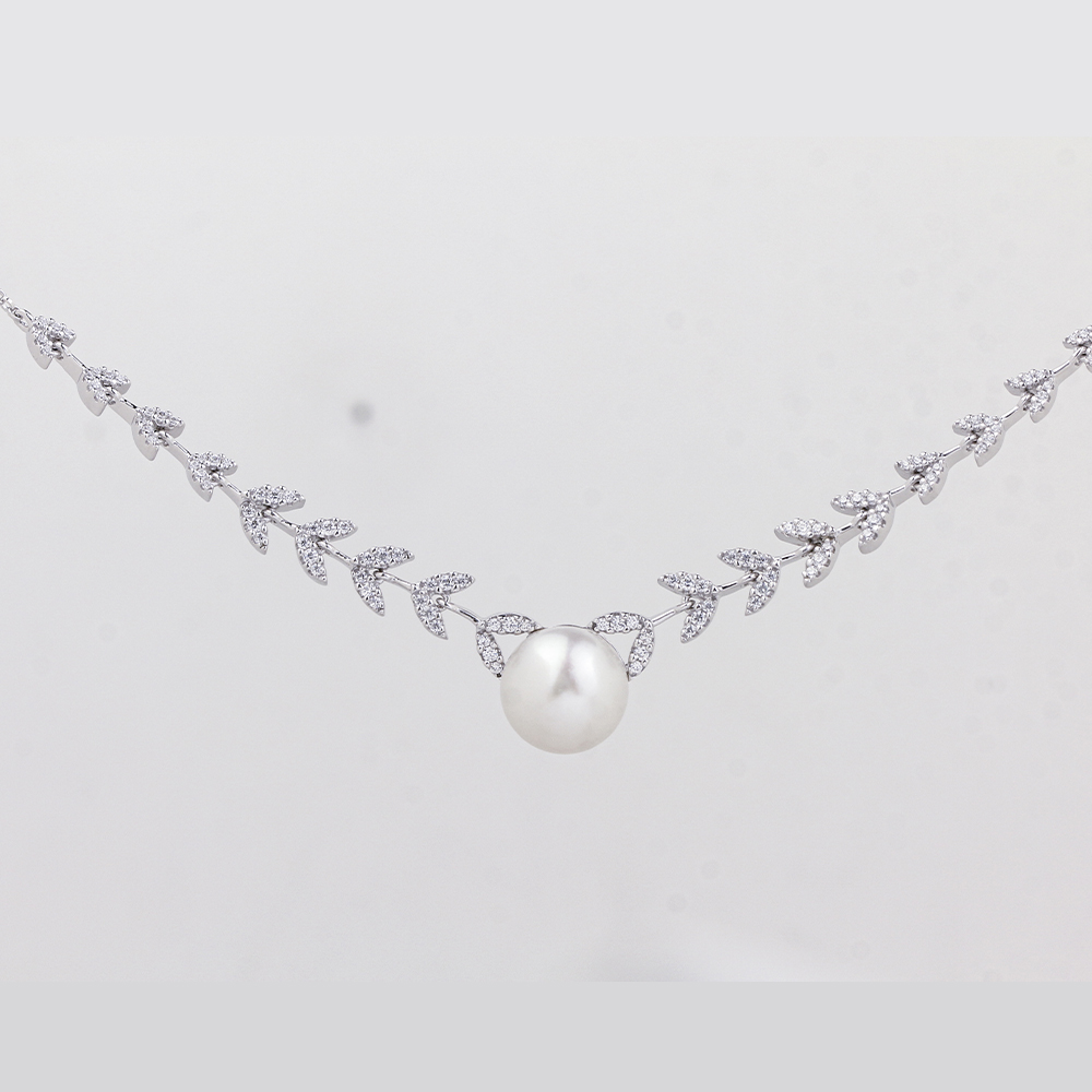 自营apmmonaco新款时尚珍珠项链锁骨情人节礼物项链