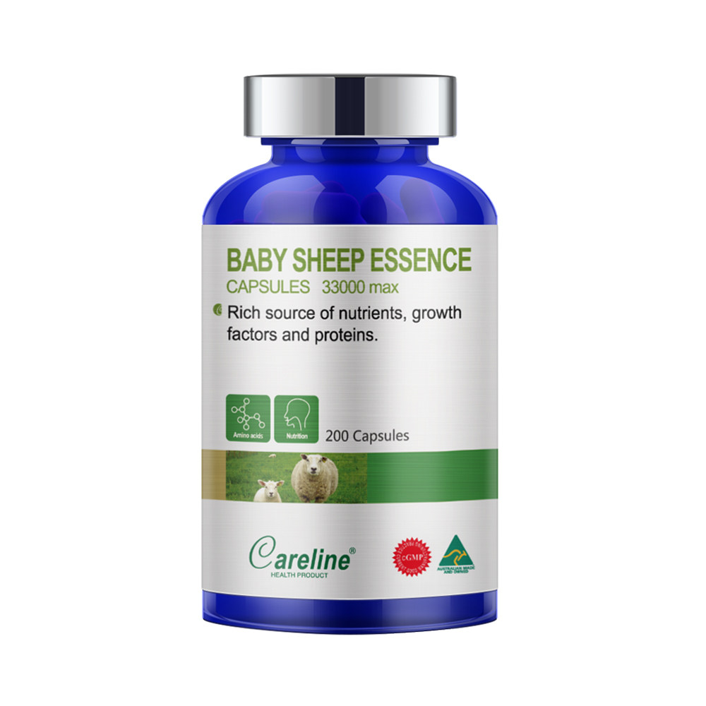 careline澳洲羊胎素胶囊胎盘提取物精华保养卵巢延缓羊胎盘提取物