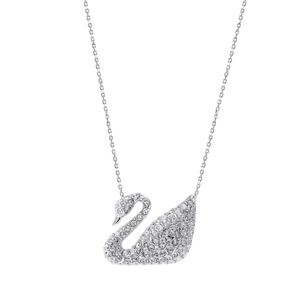 【直营】swarovski 施华洛世奇 女士swan天鹅经典项链可调锁骨链