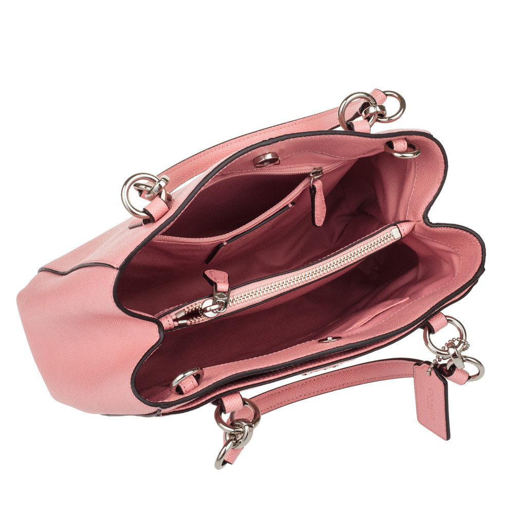 【直营】coach进口蔻驰马蹄包女手提单肩斜挎牛皮小号包包f57847