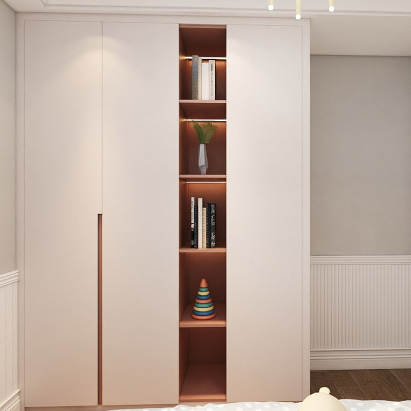 衣柜兔宝宝爱格激光封边转角衣帽间一门到顶轻奢定制走入式衣柜
