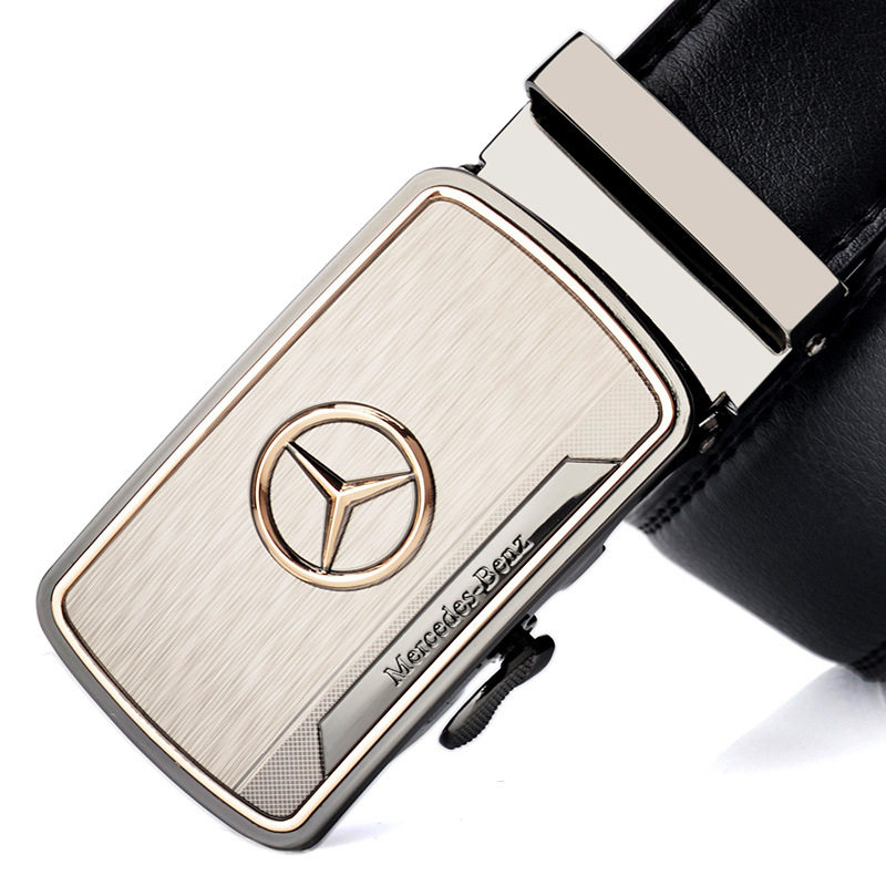 奔驰自动皮带男士中年人爸爸加长长肥胖子大码腰带