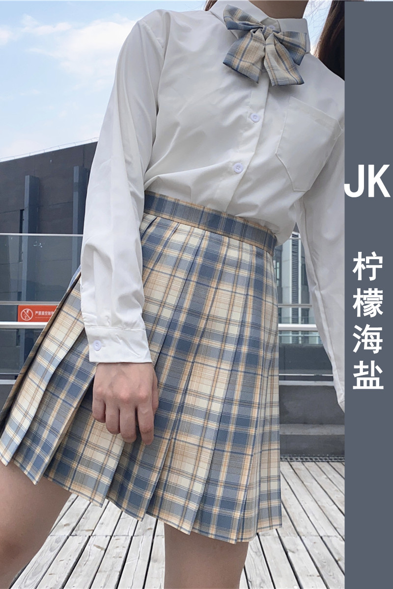 柠檬海盐jk制服百褶裙水手全套儿童学生校服