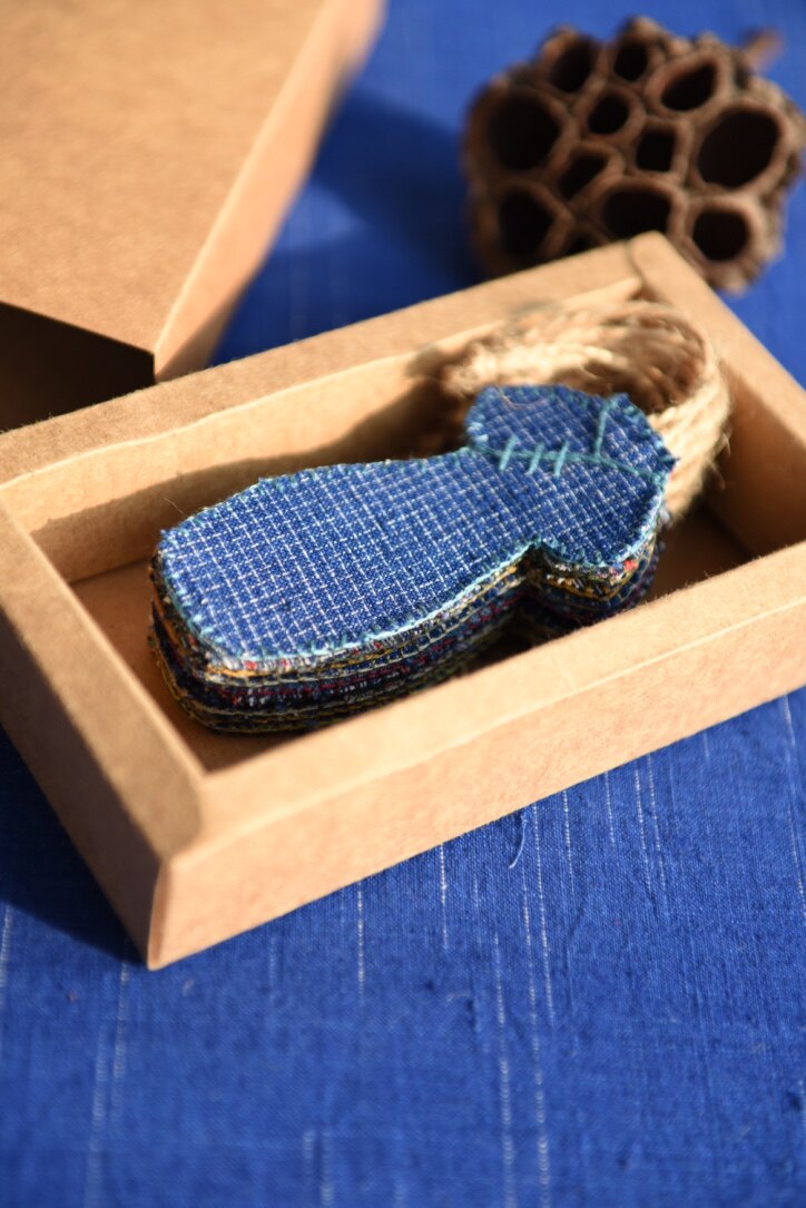 青木手作民俗手工土布老布中国国风定制原创书签