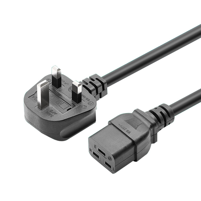 iec320标准英标uk转品字16a电源线英国香港澳门转换插头