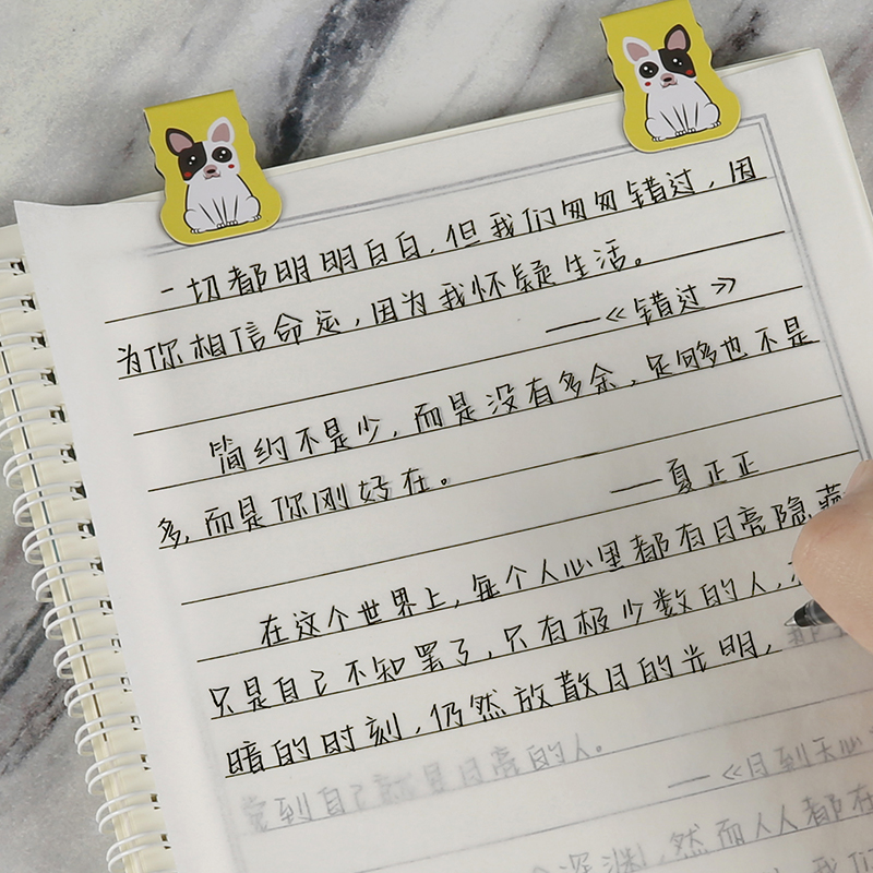 小清新字帖初中女生奶酪字体漂亮手写楷书高中练字帖