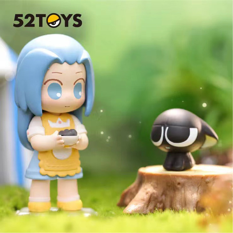 正版52toys罗小黑露营系列盲盒手办可爱动漫公仔潮玩盲盒
