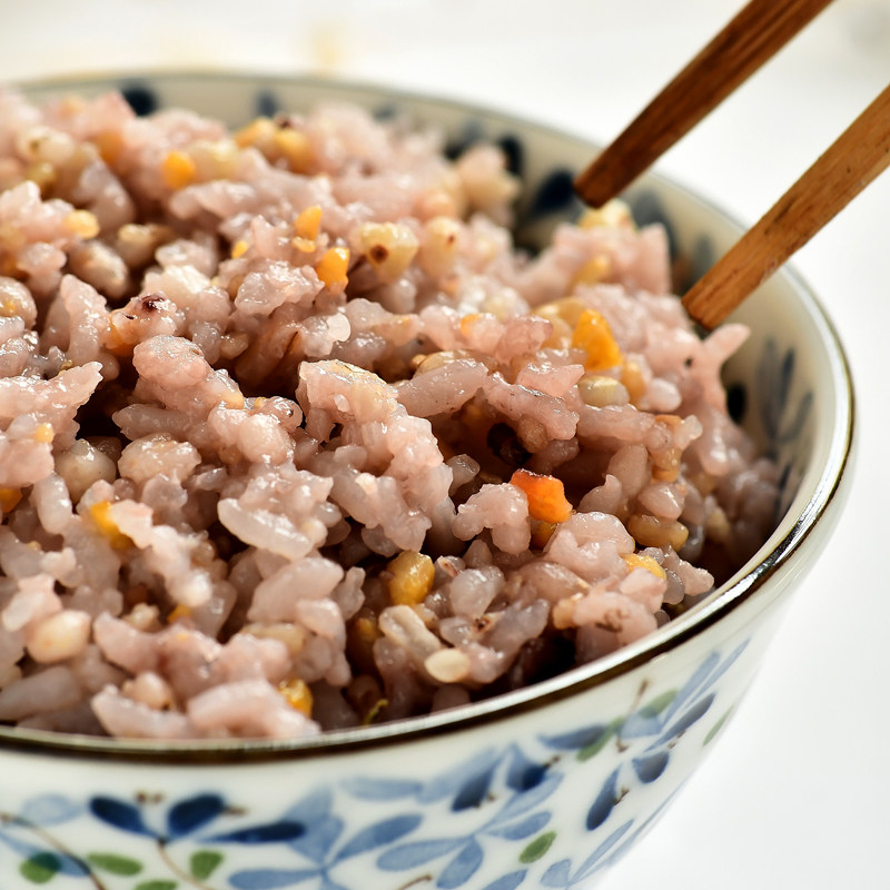 五谷杂粮饭10十谷粗粮米饭 低脂 孕妇 儿童 营养粥 杂粮米八宝米-mc